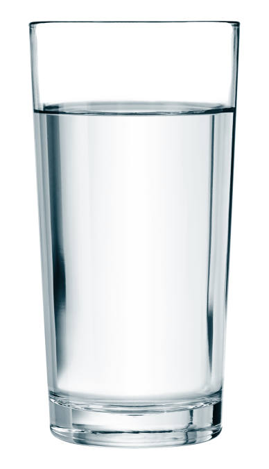 Pulsa en el vaso de agua para continuar