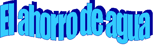 El ahorro de agua